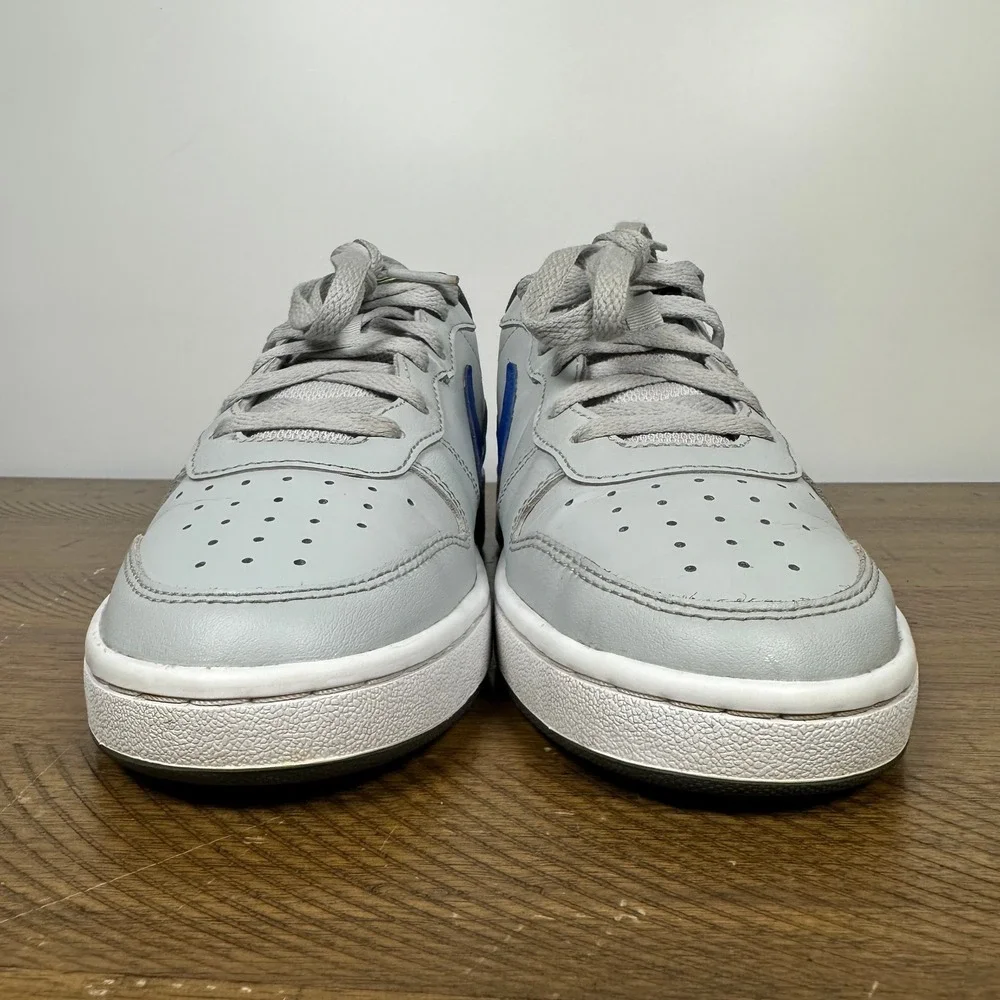Nike Court Borough Low 2 Youth 6Y GS Grey Blue Sneakers Casual Basketball Shoes